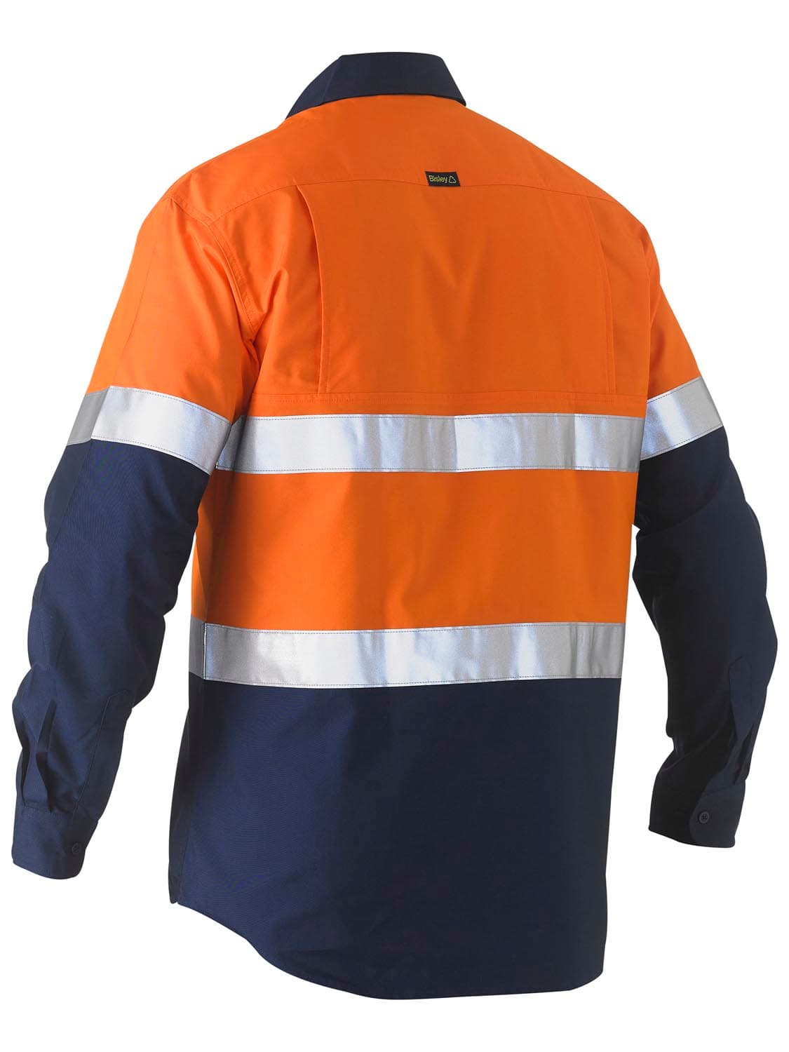 Bisley Bisley Recycle Taped Two Tone Hi Vis Drill Shirt_2