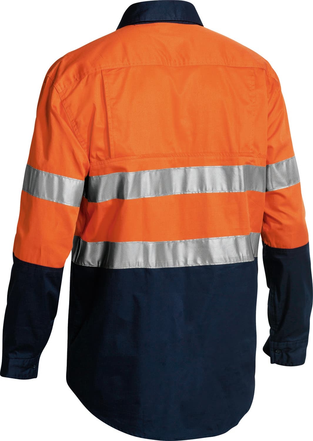 Bisley Taped Hi Vis Closed Front Cool Lightweight Shirt_3