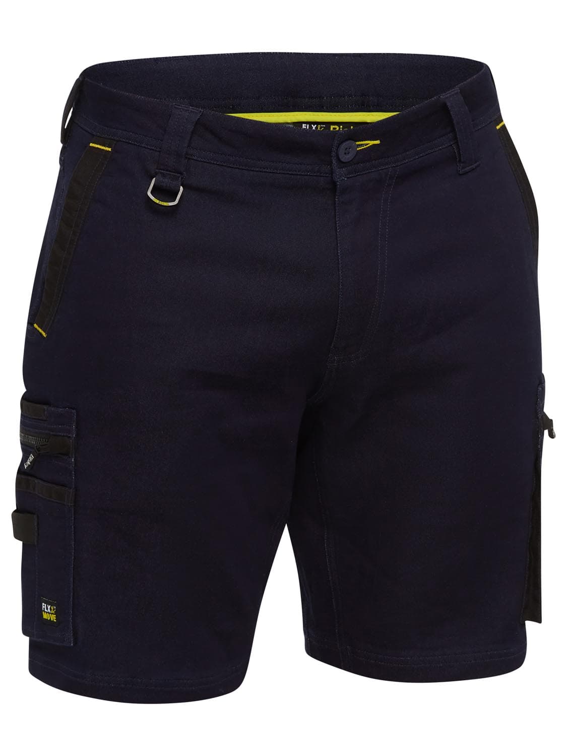 Bisley Flx and Move™ Stretch Denim Zip Cargo Shorts_4