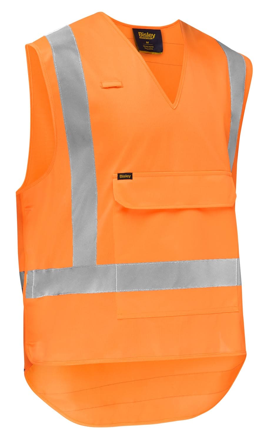 Bisley X Taped Hi Vis Detachable Safety Vest_1