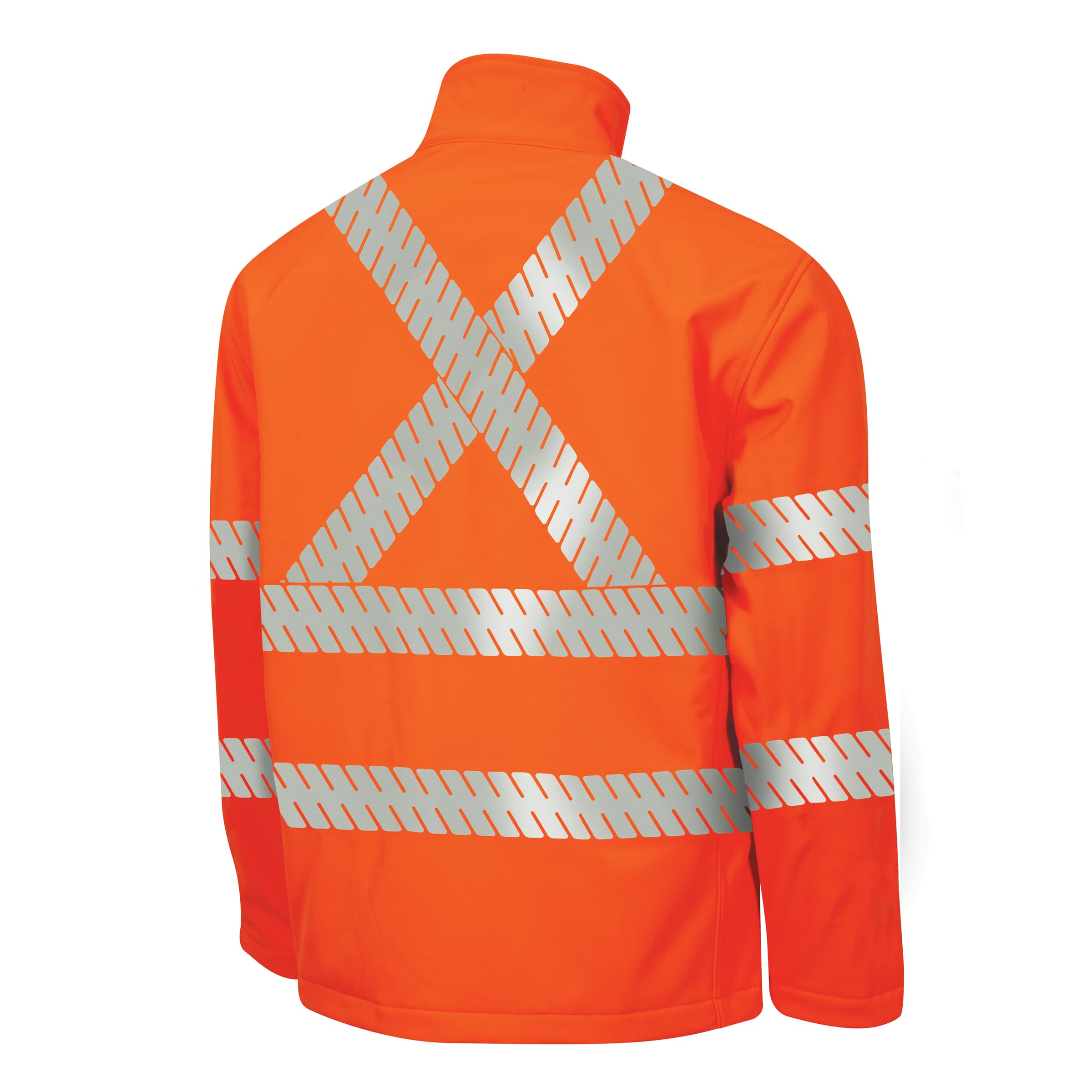 Bool PT Bool Workwear Hi-Vis Flame Retardant & Anti-static Soft Shell Jacket With (NSW) Segmented Bio- Motion 'H' Front, 'X' Back FR Reflective Tape_1