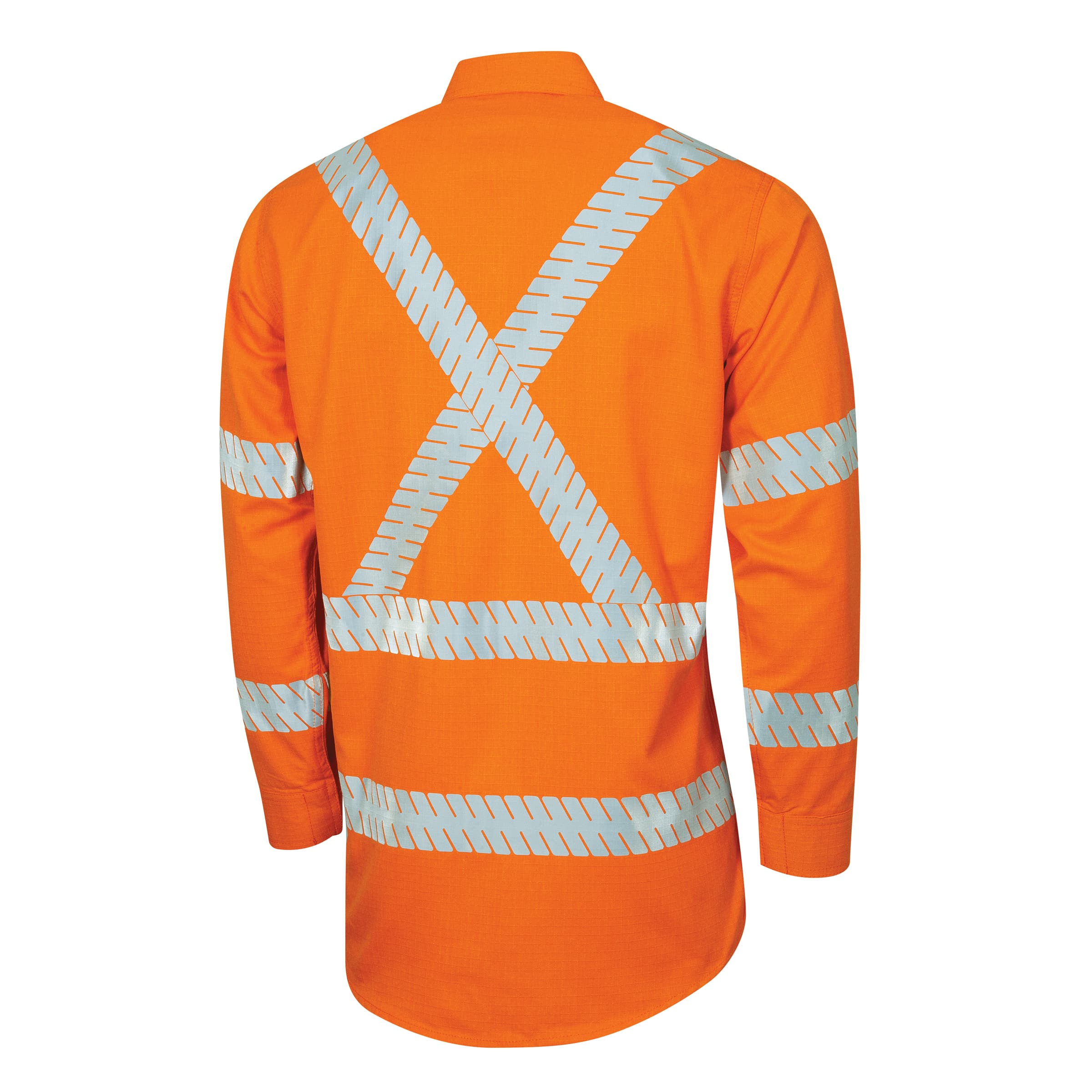 Bool PT Shirt 197gsm Parvotex 2.0 L/S Fire Retardant With FR Segmented Reflective Tape In T5 Pattern_1