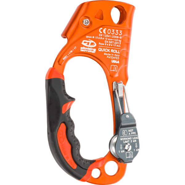 Climbing Technology Right Handed Quick Roll Ascender  With Integrated Pulley