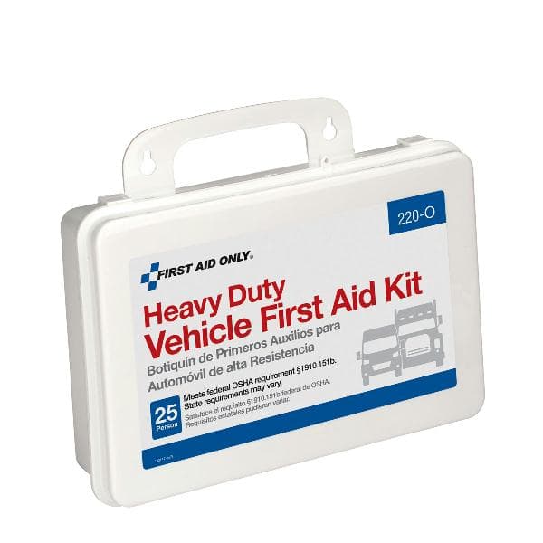 25 Person Vehicle First Aid Kit, Plastic Case_1