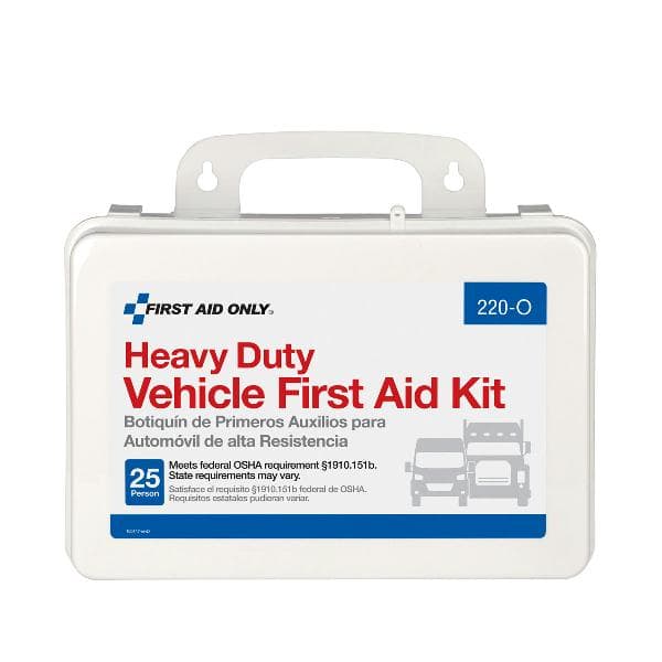 25 Person Vehicle First Aid Kit, Plastic Case_2