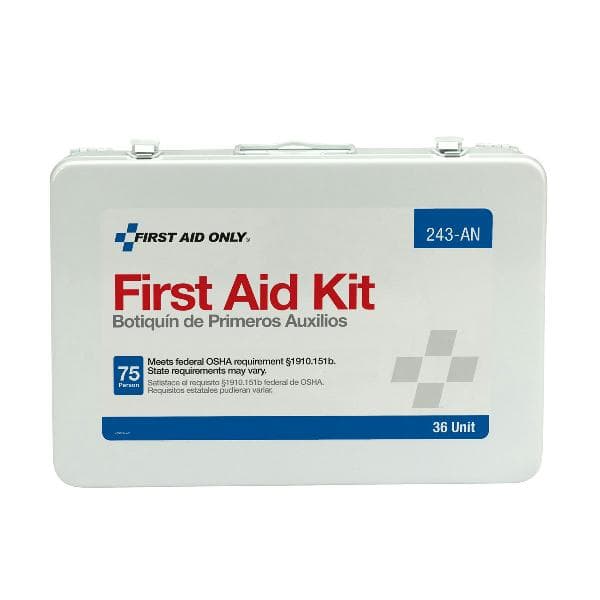 36 Unit First Aid Kit, Metal Case_2