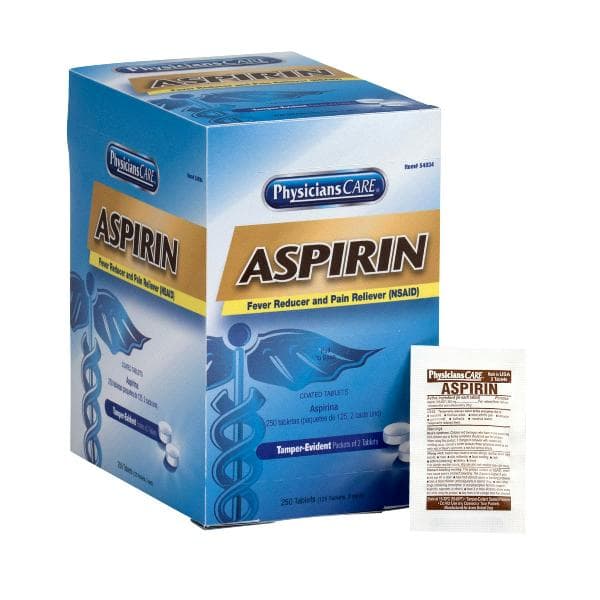 First Aid Only PhysiciansCare Aspirin 125x2/box_1