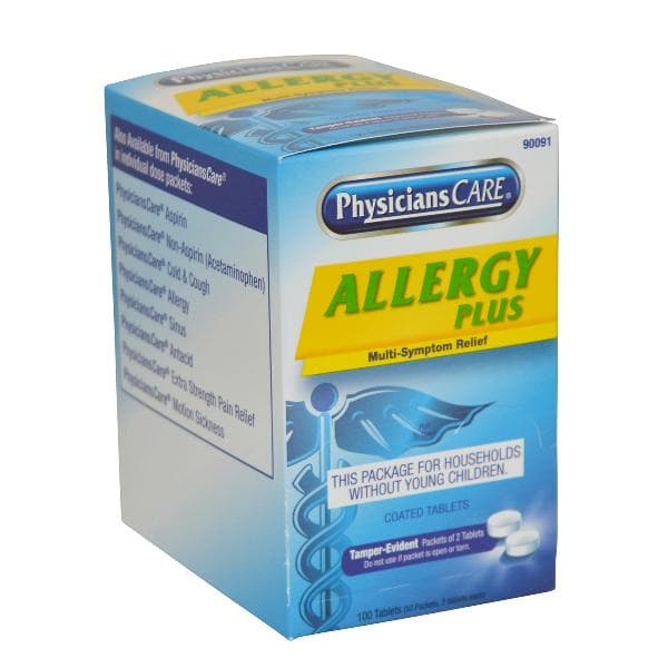 First Aid Only PhysiciansCare Allergy Plus, 50x2/box_2