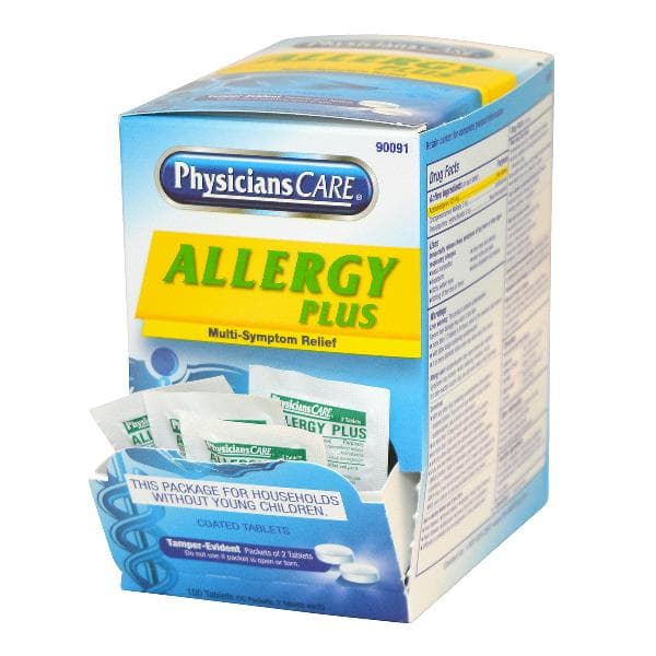 First Aid Only PhysiciansCare Allergy Plus, 50x2/box_5