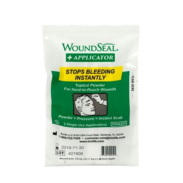 WoundSeal Blood Clot Powder, Applicator Packs, 2 ea