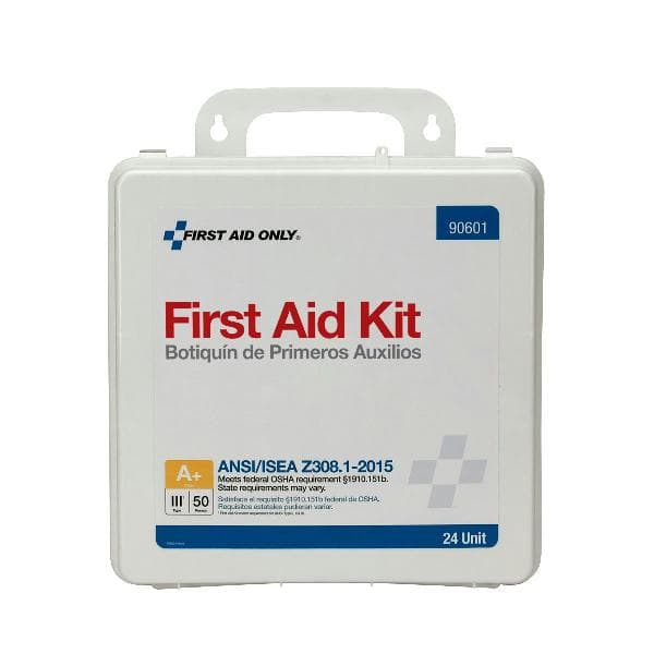 24 Unit First Aid Kit, ANSI 2015 Class A+, Plastic Case, Custom Logo_2