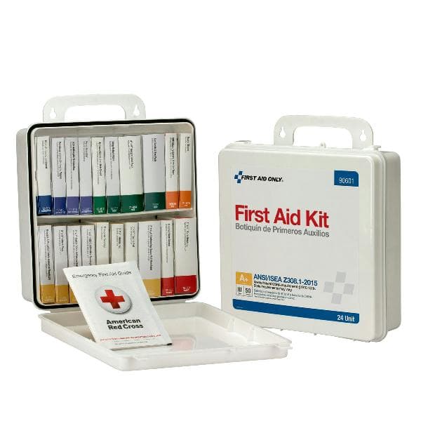 24 Unit First Aid Kit, ANSI 2015 Class A+, Plastic Case, Custom Logo_5