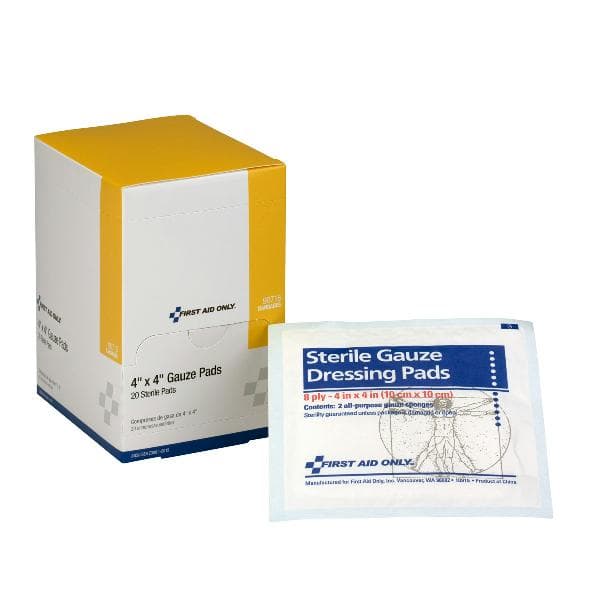 4"x4" Sterile Gauze Pads, 20/box_2