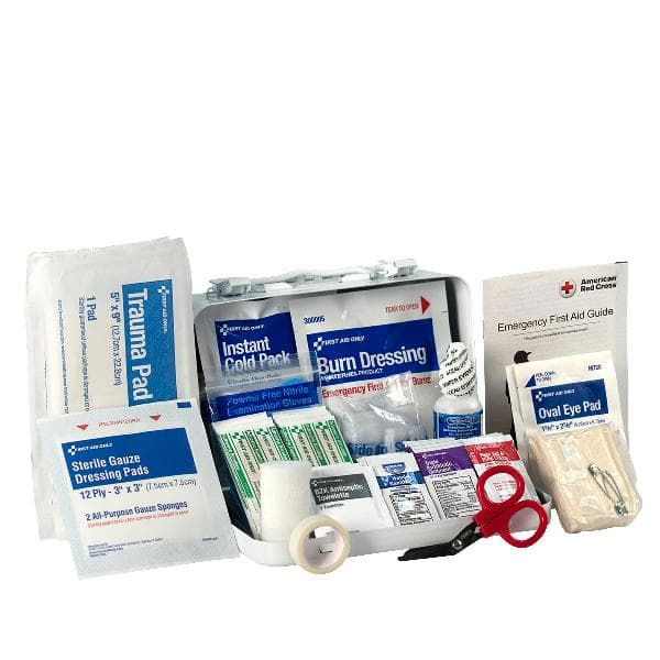 10 Person First Aid Kit, ANSI 2015 Class A, Metal, Custom Logo_4