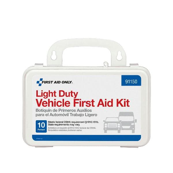 10 Person Light Duty Vehicle First Aid Kit, Plastic_2