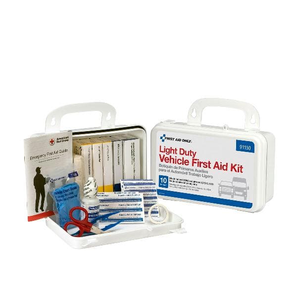 10 Person Light Duty Vehicle First Aid Kit, Plastic_6