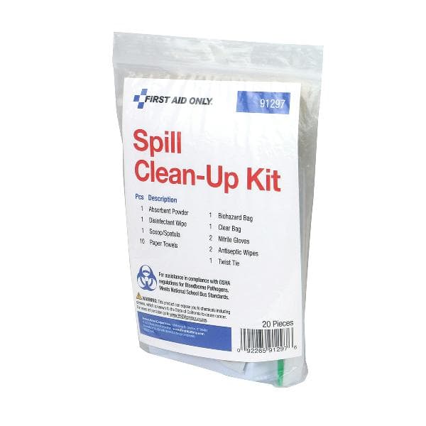 Bodily Fluid Spill Clean Up Kit, Zippy Bag