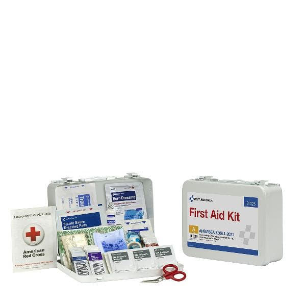 25 Person ANSI 2021 Class A, Metal First Aid Kit_6