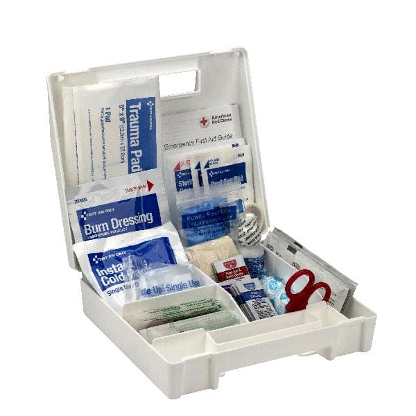 25 Person ANSI 2021 Class A, Plastic First Aid Kit with Dividers_4