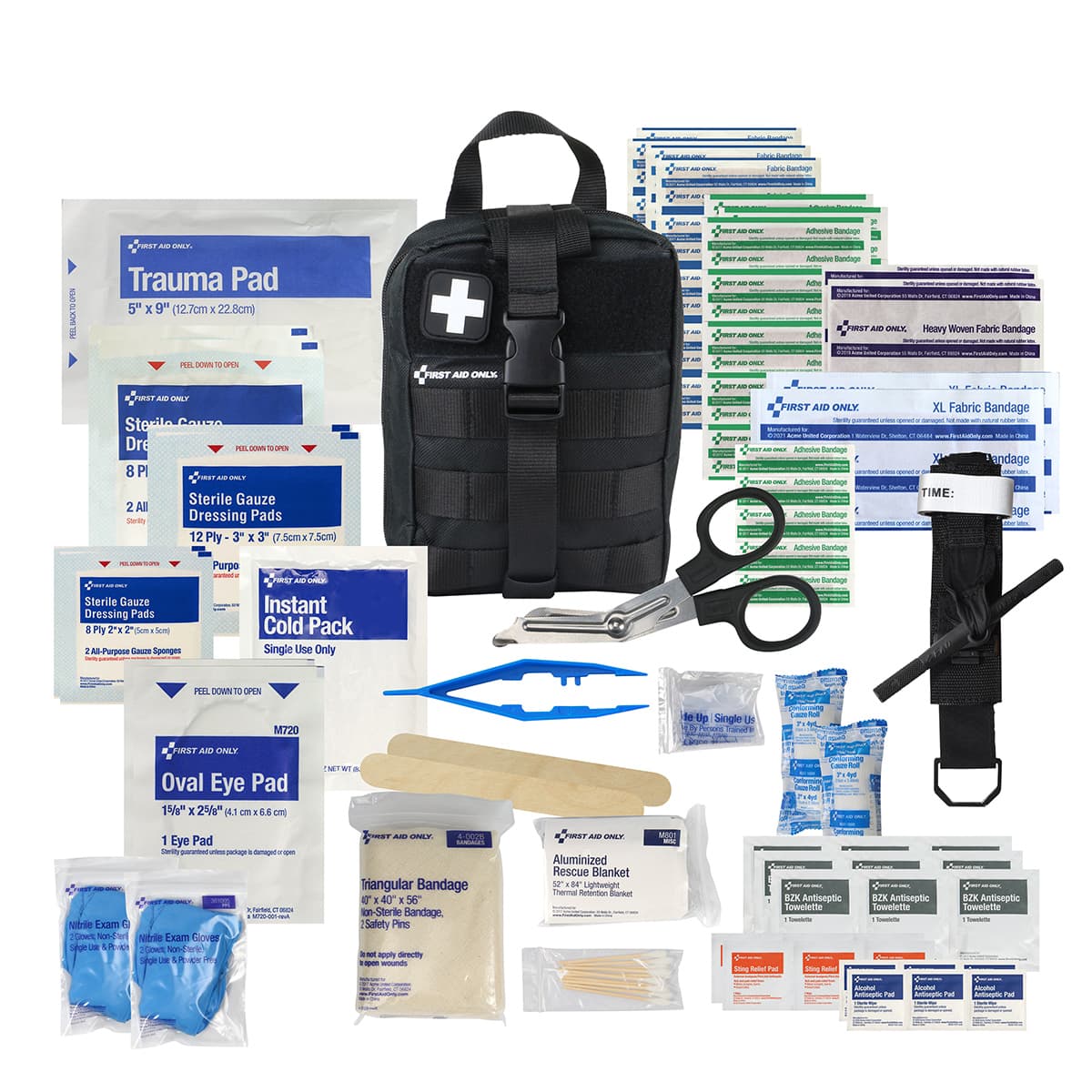 Industrial Wearable 162 Piece First Aid Kit