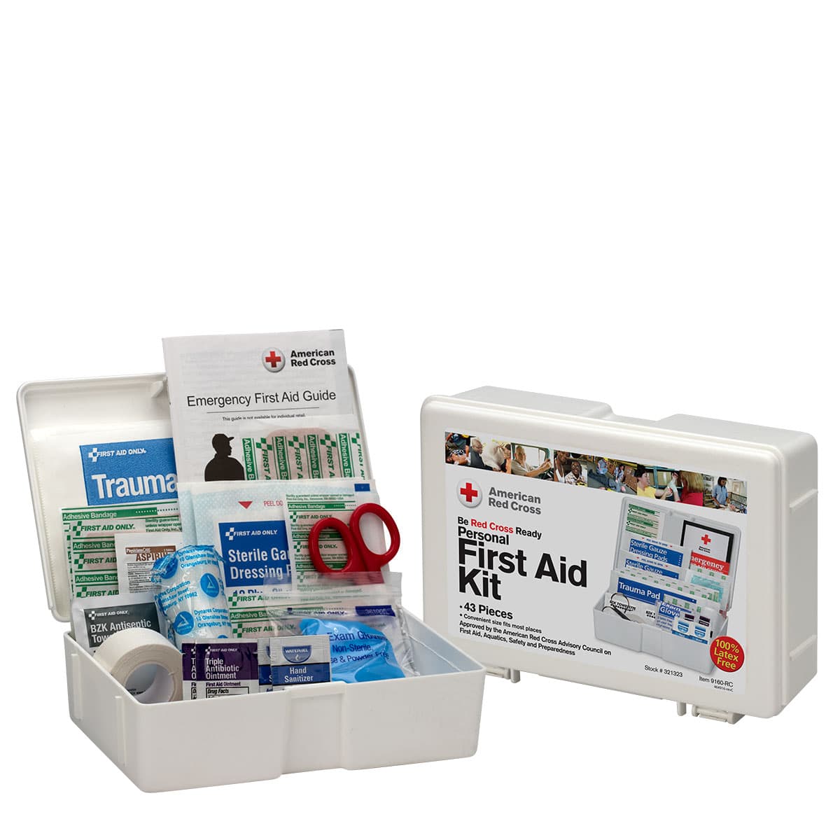 Family First Aid Kit, Plastic