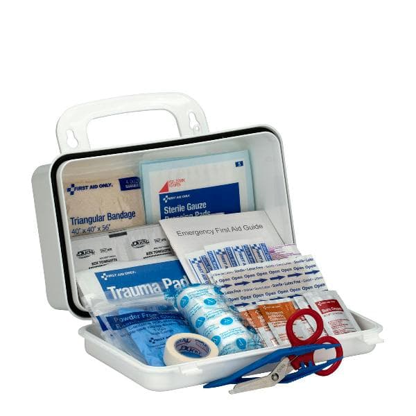 10 Person Contractor First Aid Kit, Plastic Case_3