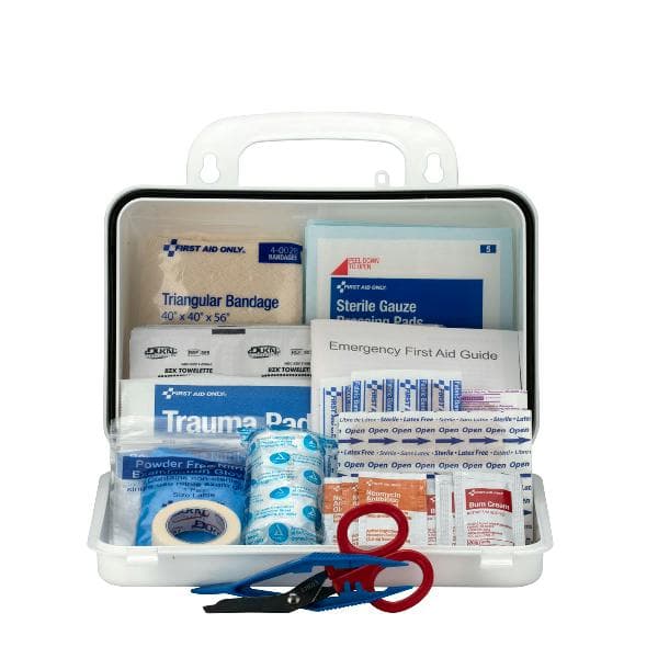 10 Person Contractor First Aid Kit, Plastic Case_4