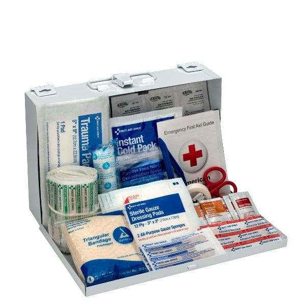 25 Person Contractor First Aid Kit, Metal Case_3