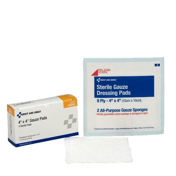 4"x4" Sterile Gauze Pads, 4/box_3