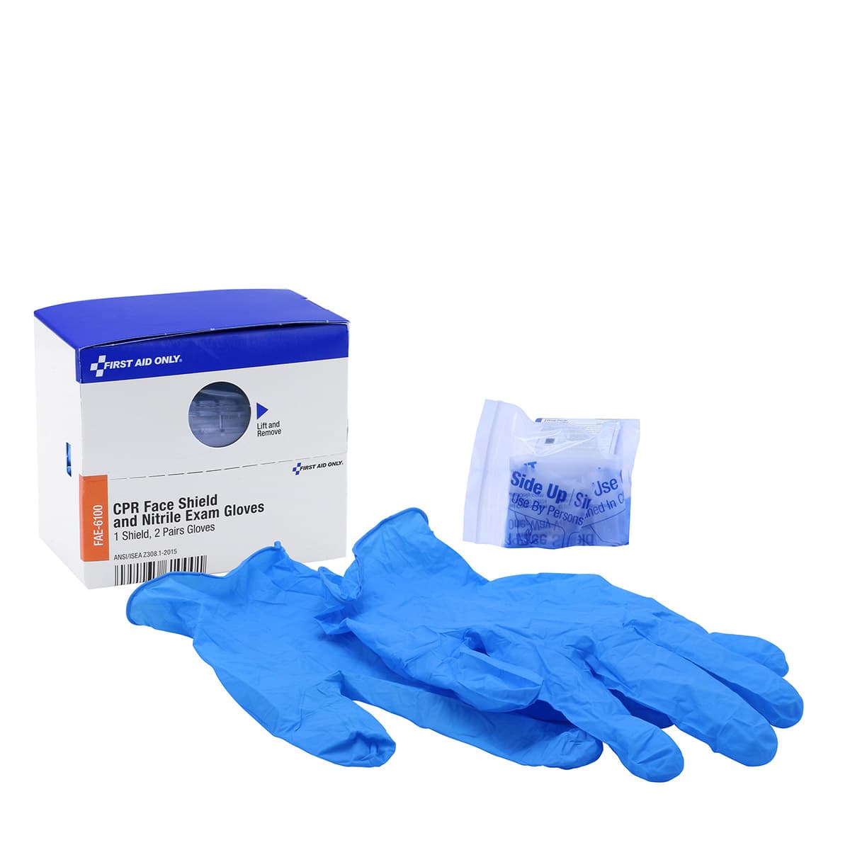 First Aid Only SC Refill CPR Mask, 2 Gloves per/box