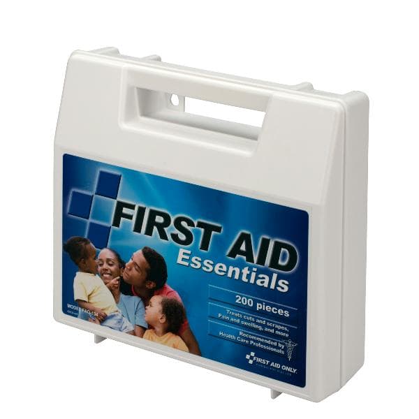 First Aid Kit, 200 Piece, Plastic Case