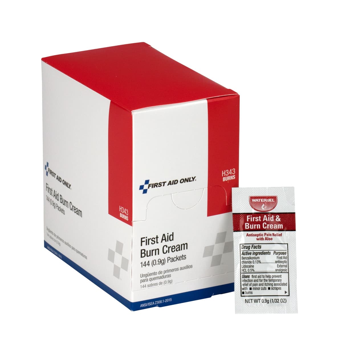 First Aid Only First Aid Burn Cream, 144/box