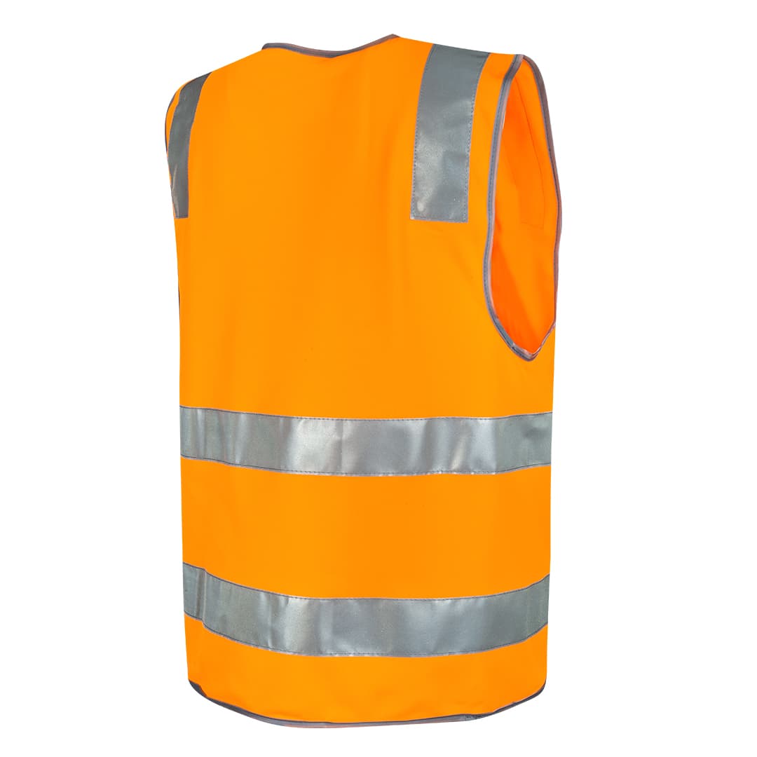 Force360 Vic Rail Special Orange Day & Night Safety Vest (Special Purpose Orange)_2