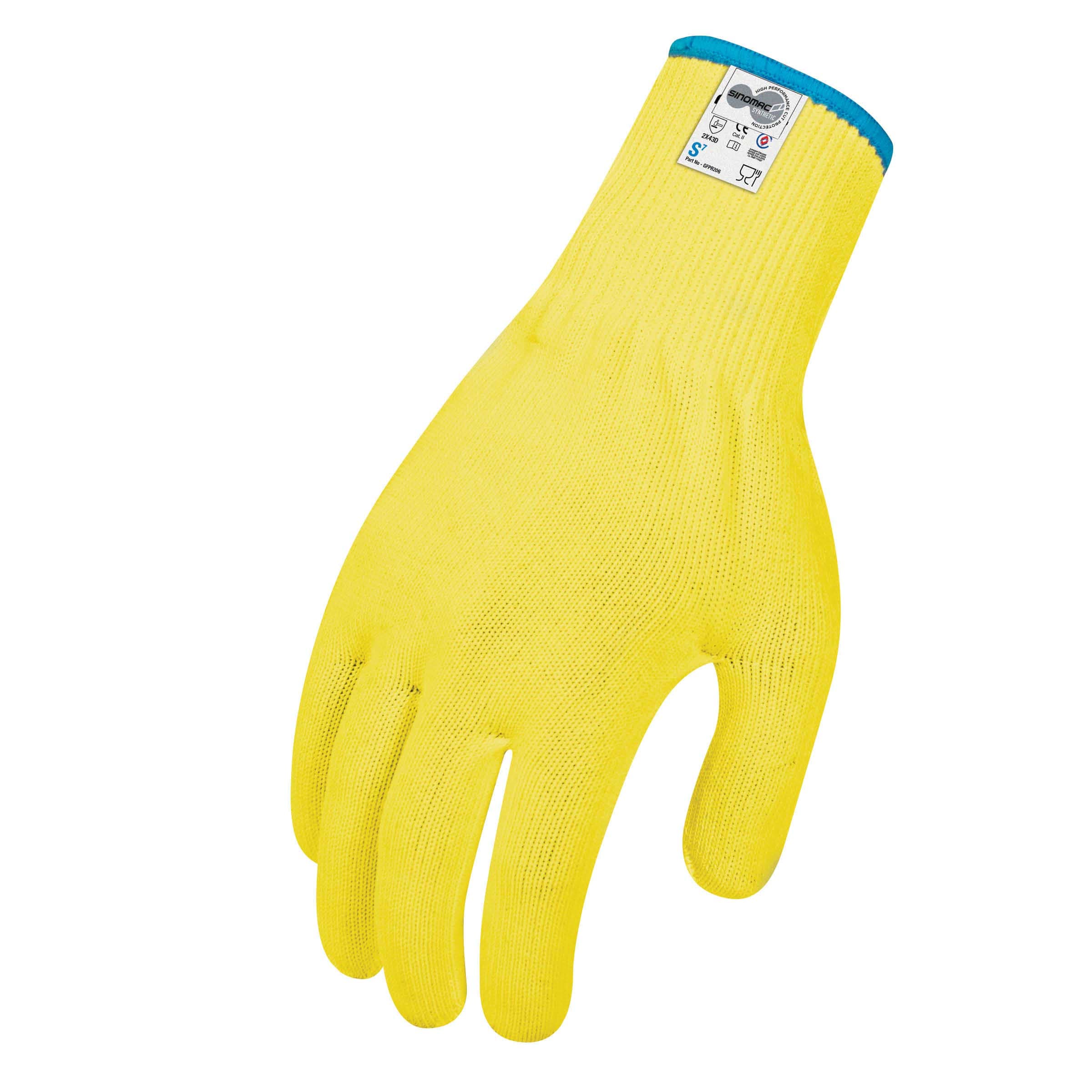 Force360 Cut 5 Hi-Vis Yellow Food 13 Gauge Glove_1