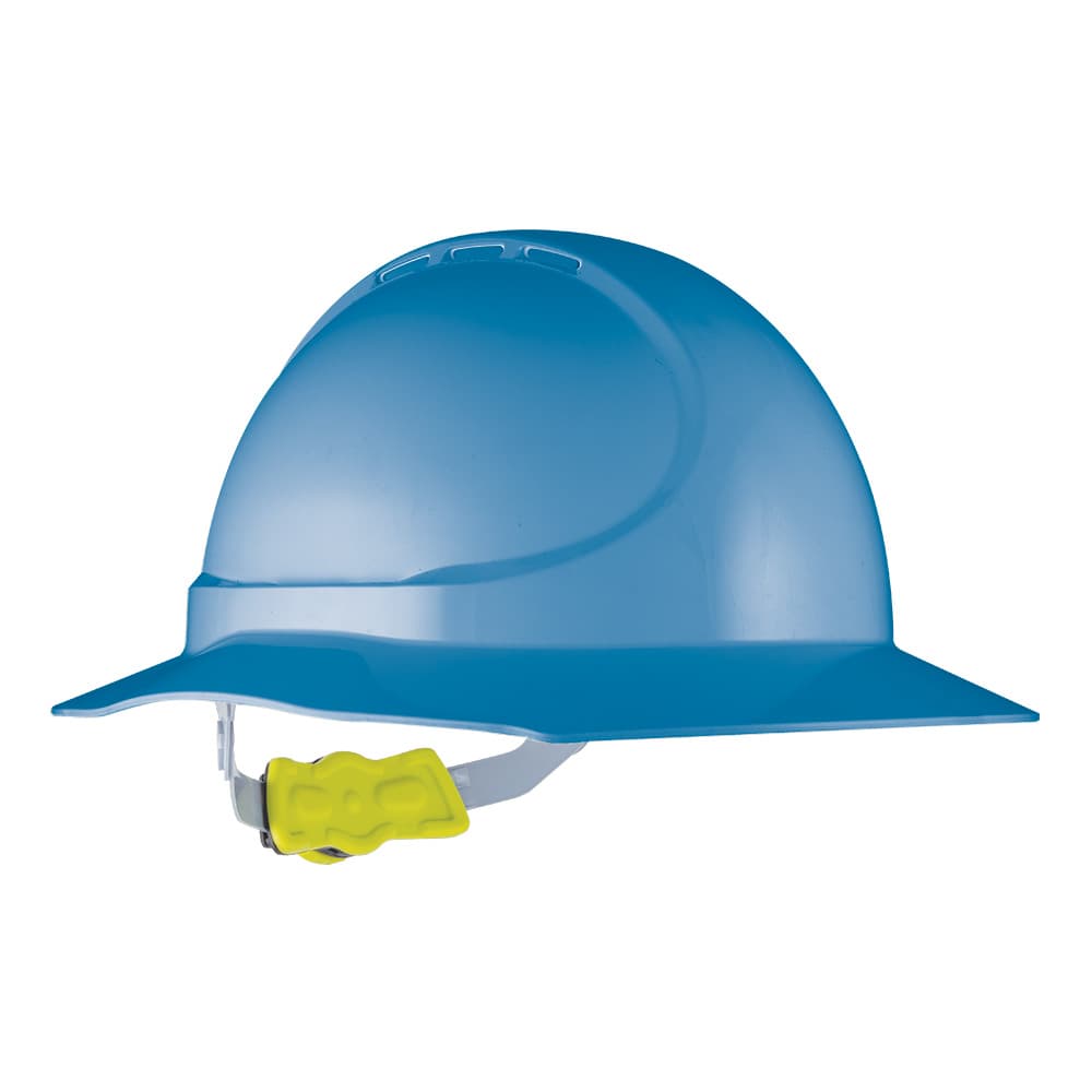 Force360 GT12 ABS Non-Vented Broad Brim Hard Hat With Ratchet Harness, Type1_4