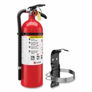 KIDDE Pro Multi-Purpose Fire Extinguisher, ABC Fire Type, 5 lb Capacity, Includes Strap Bracket, 4 EA/CA