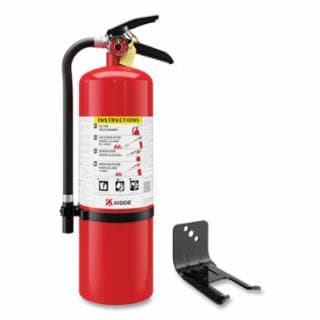 KIDDE Pro Multi-Purpose Fire Extinguisher, ABC Fire Type, 10 lb Capacity, Includes Wall Hanger, 1 EA/EA