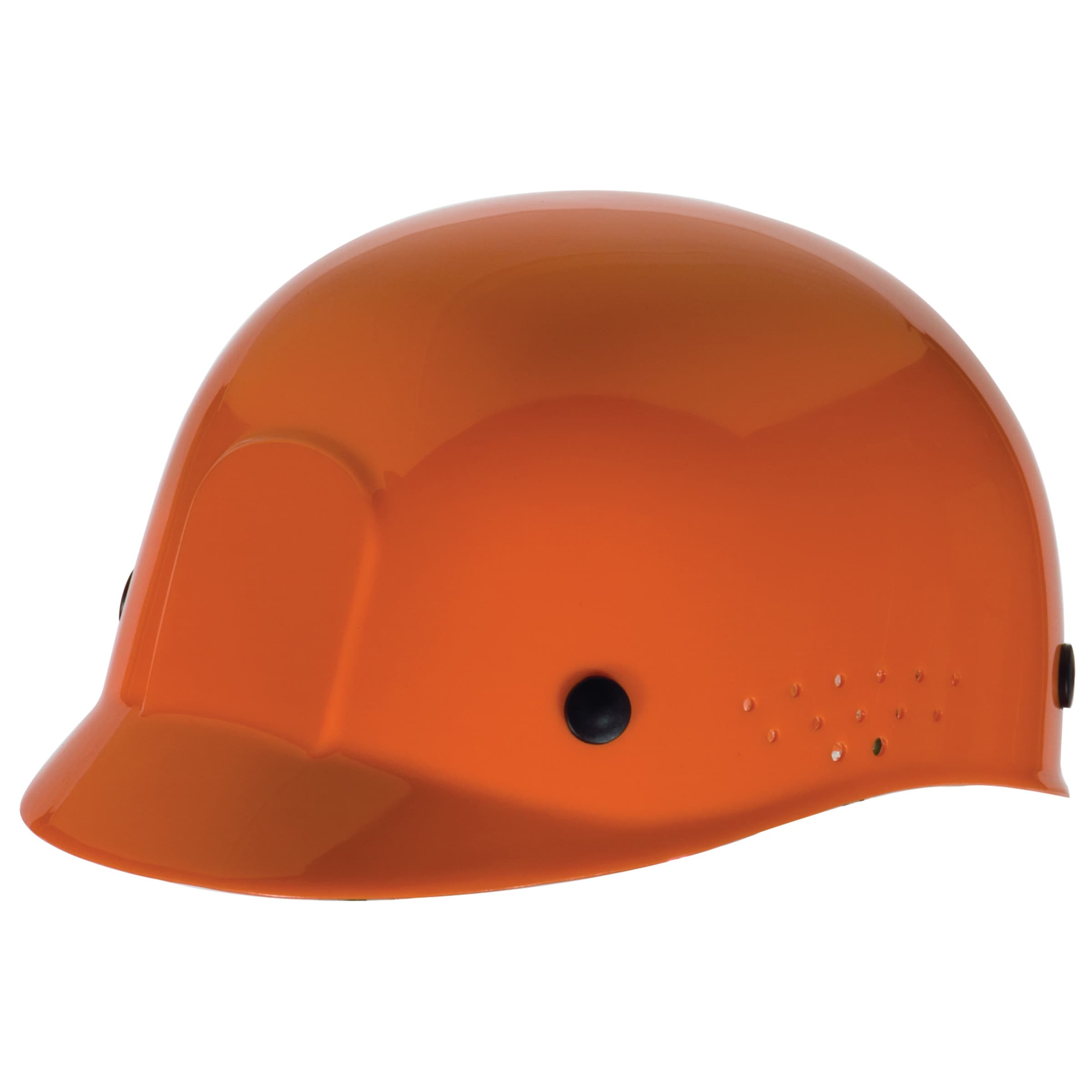 MSA Bump Cap, Orange, W/Plastic Suspension