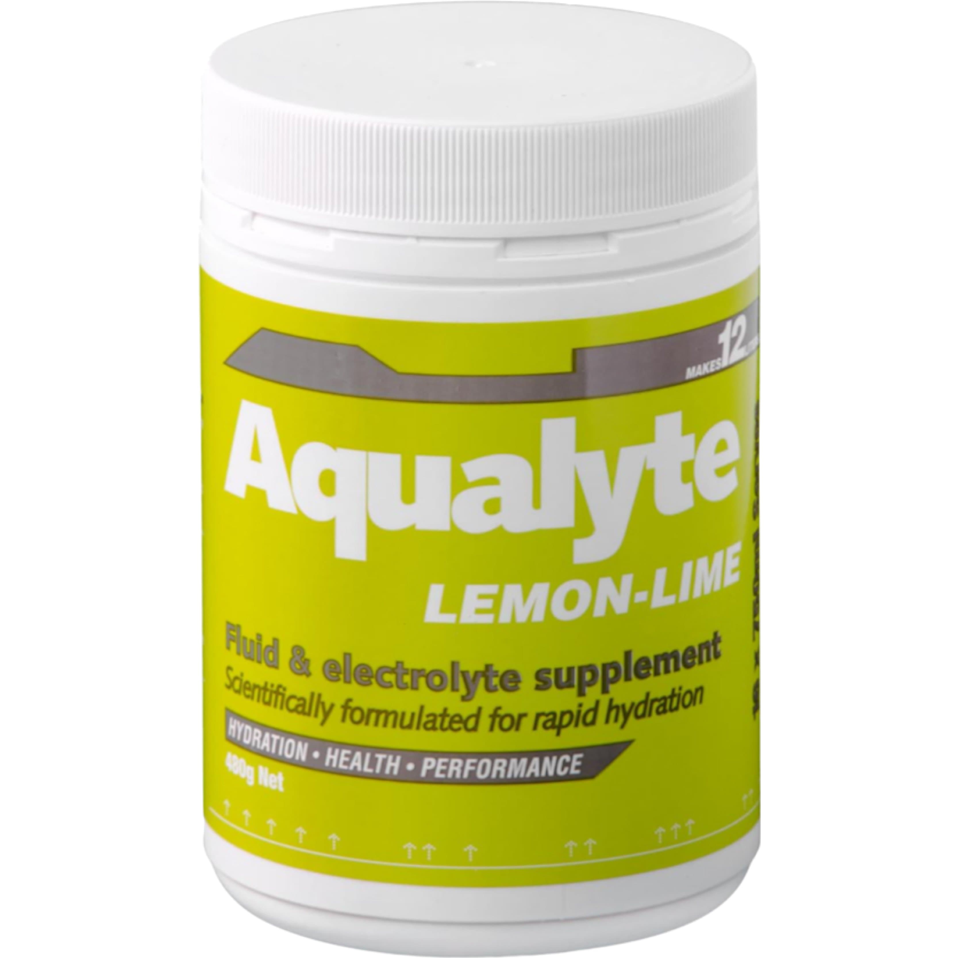 Maxisafe Aqualyte Electrolyte Powder Lemon Lime Flavoured Tub 480G