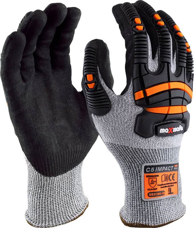 Maxisafe G-Force Cut F Glove With Tpr Protection And Foam Nitrile Palm