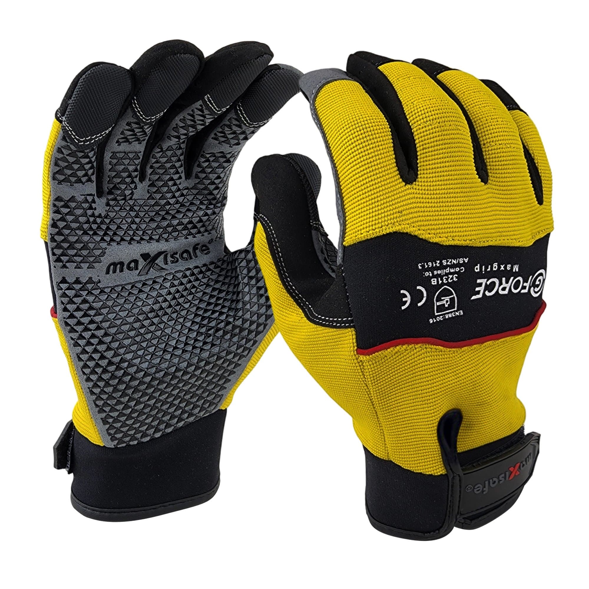 Maxisafe G-Force Maxgrip' Mechanics Glove With Silicone Grip