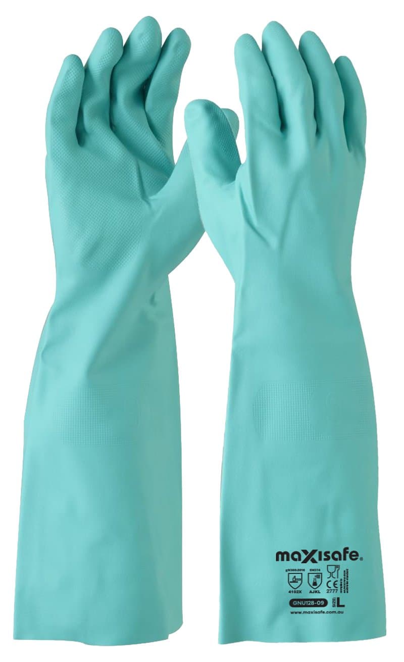 Maxisafe Green Nitrile Chemical Glove