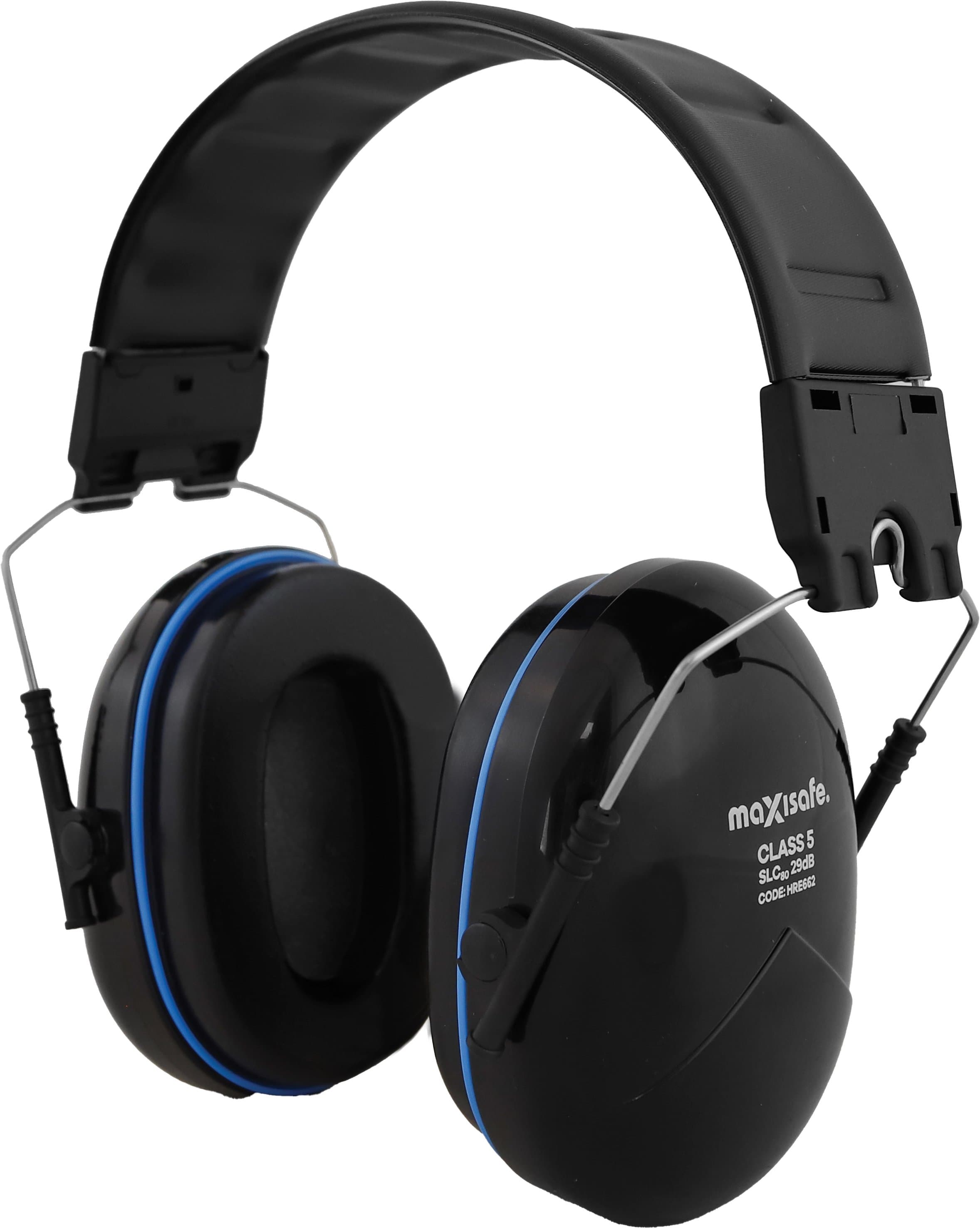 Maxisafe Slimline Headband Earmuff 29Db - Class 5  - Blue