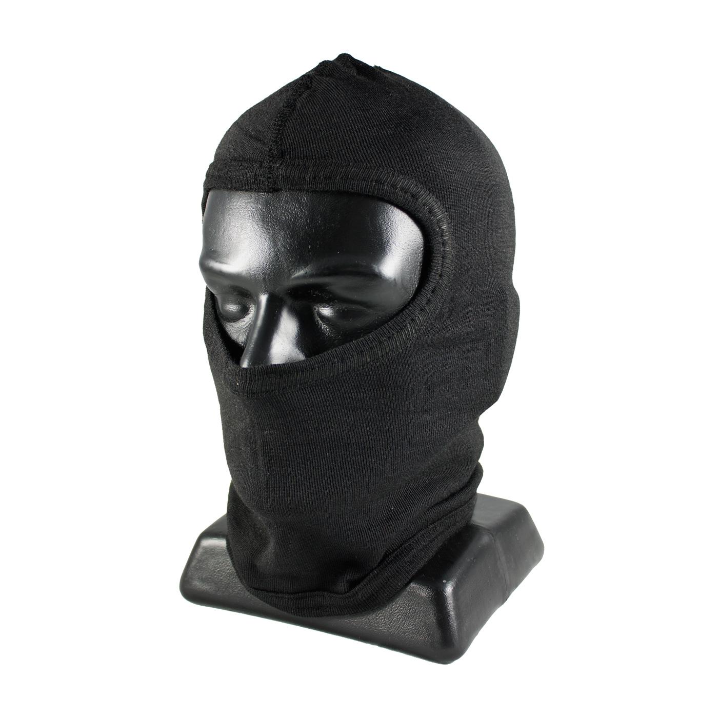 Single-Layer Nomex® Balaclava without Bib - Full Face, Black (202-101) - OS