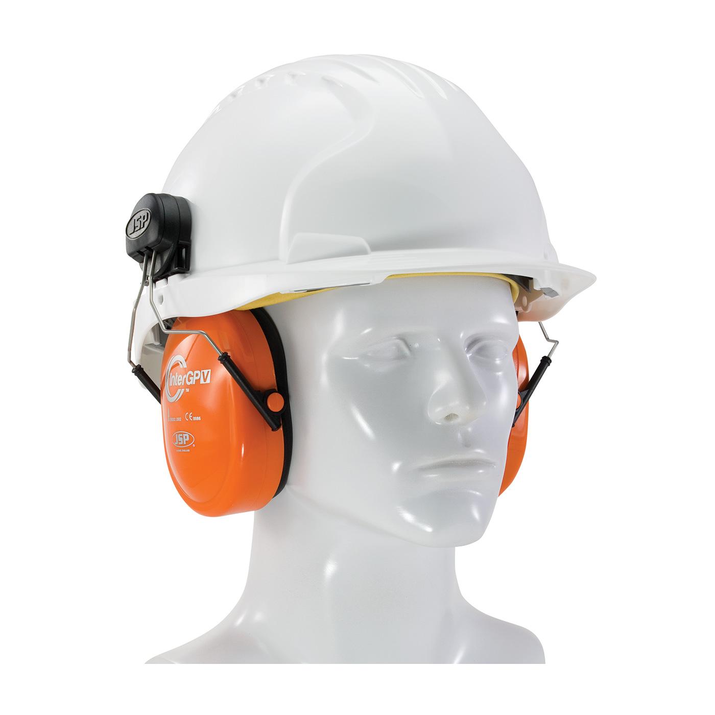 Hi-Vis Cap Mounted Ear Muff - NRR 20, Hi-Vis Orange (262-AEK010-HV) - OS