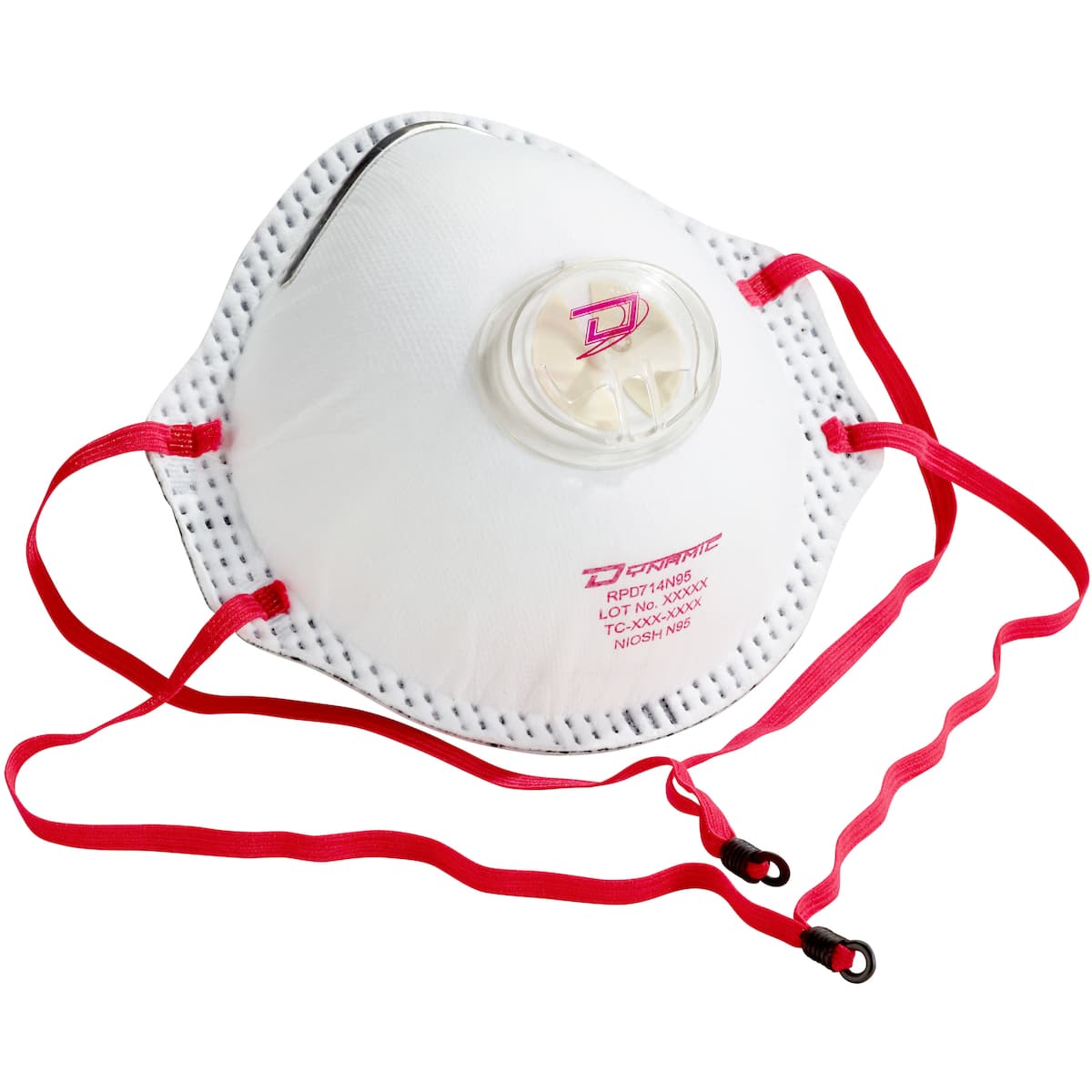 Deluxe N95 Disposable Respirator with Valve - 10 Pack, White (270-RPD714N95) - OS_2