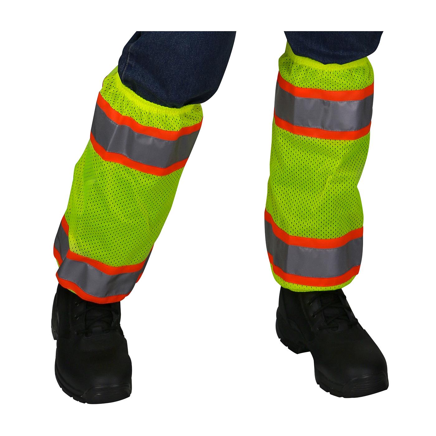 ANSI 107 Class E Two-Tone Gaiters, Hi-Vis Orange (319-GT2)