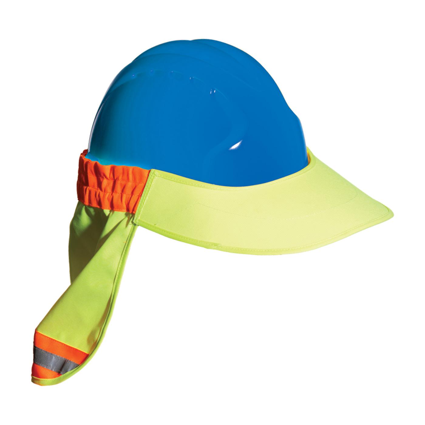 Hi-Vis Hard Hat Visor and Neck Shade, Hi-Vis Yellow (396-800) - OS