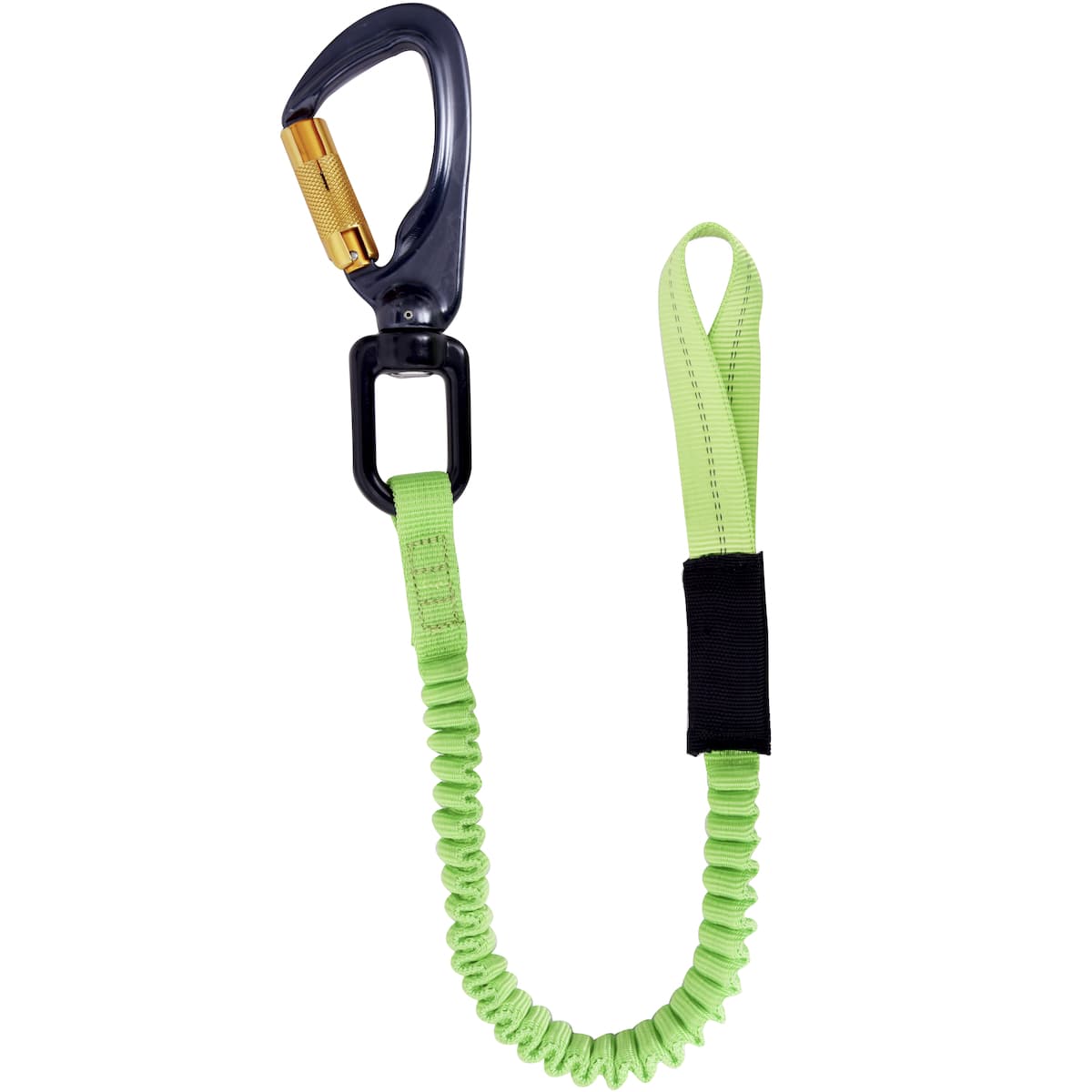 Single Leg Tool Tethering Lanyard - 22 lbs. maximum load limit - Retail Packaged, Green (533-100701) - OS_1