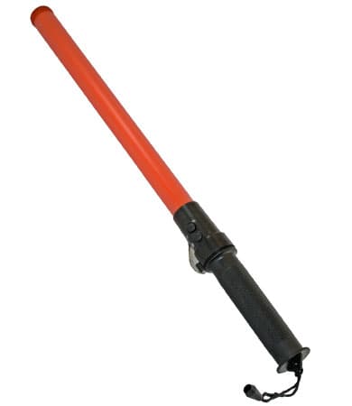 6 Led W/ Audible Alarm, Red, Flash / Steady-On, Three C Batteries, 22" L